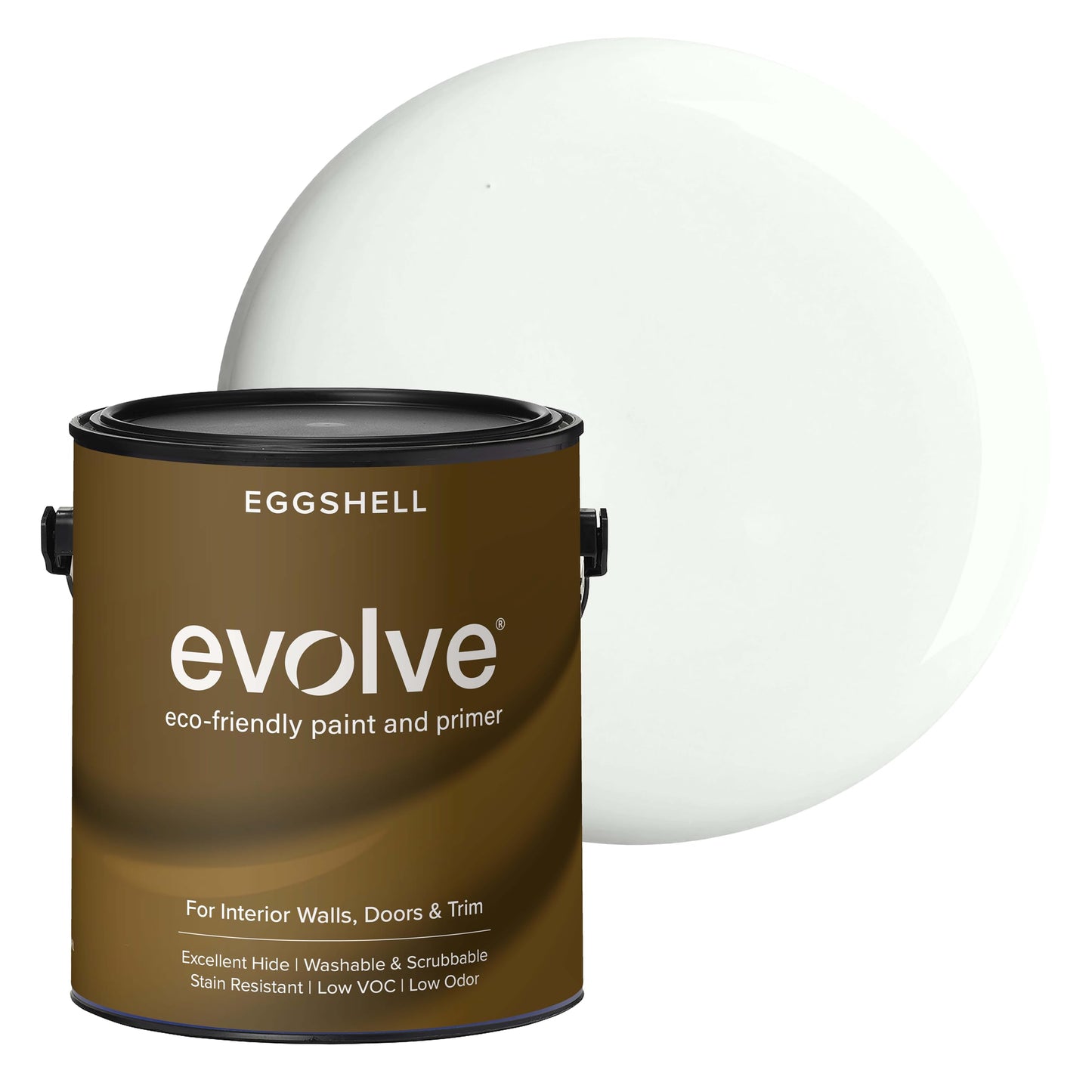 Evolve Paint & Primer, Low Sheen, One-Coat Coverage for Interior & Exterior