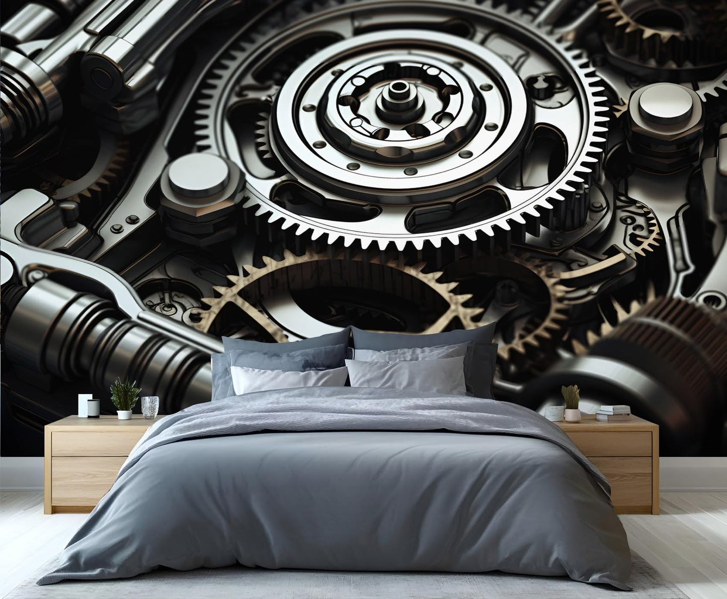 Premium HD Canvas Wall Mural with Seamless Numbered Panels for Living Room & Bedroom