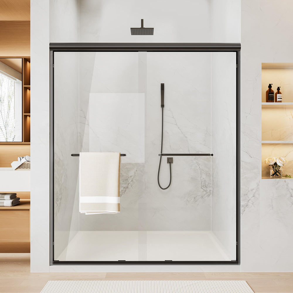 Glass Shower Door, Frameless or Sliding Option