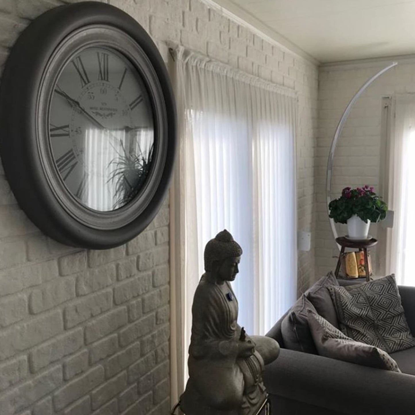 3D Faux Brick Wall Panels, Stone-Look Wall Cladding for Interior Spaces