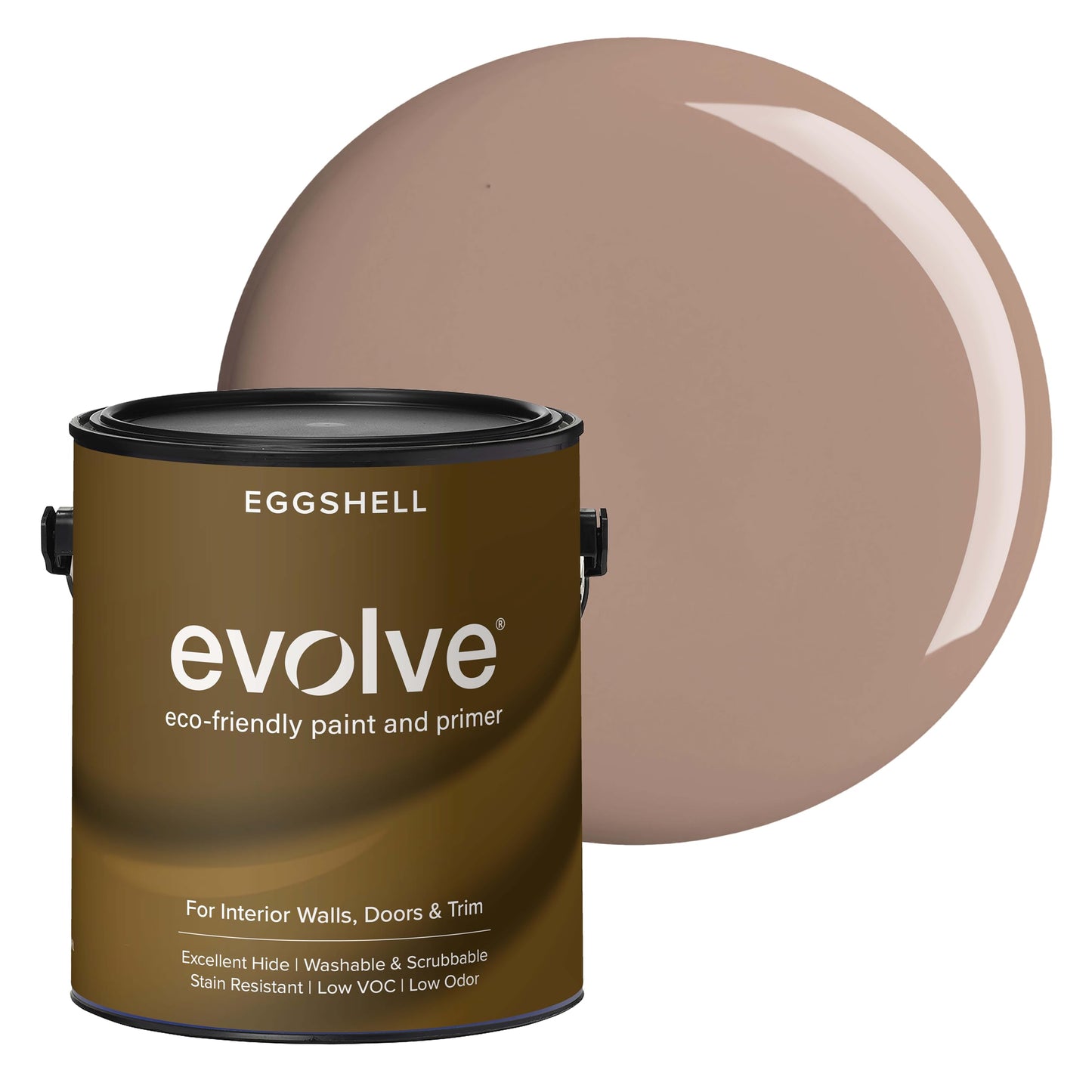 Evolve Paint & Primer, Low Sheen, One-Coat Coverage for Interior & Exterior