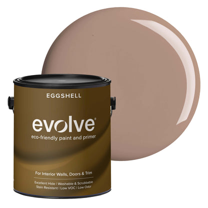 Evolve Paint & Primer, Low Sheen, One-Coat Coverage for Interior & Exterior