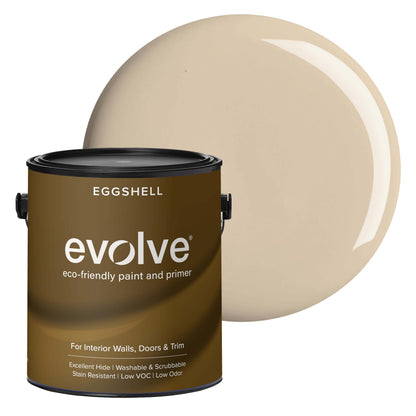 Evolve Paint & Primer, Low Sheen, One-Coat Coverage for Interior & Exterior