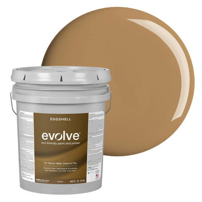 Evolve Paint & Primer, Low Sheen, One-Coat Coverage for Interior & Exterior