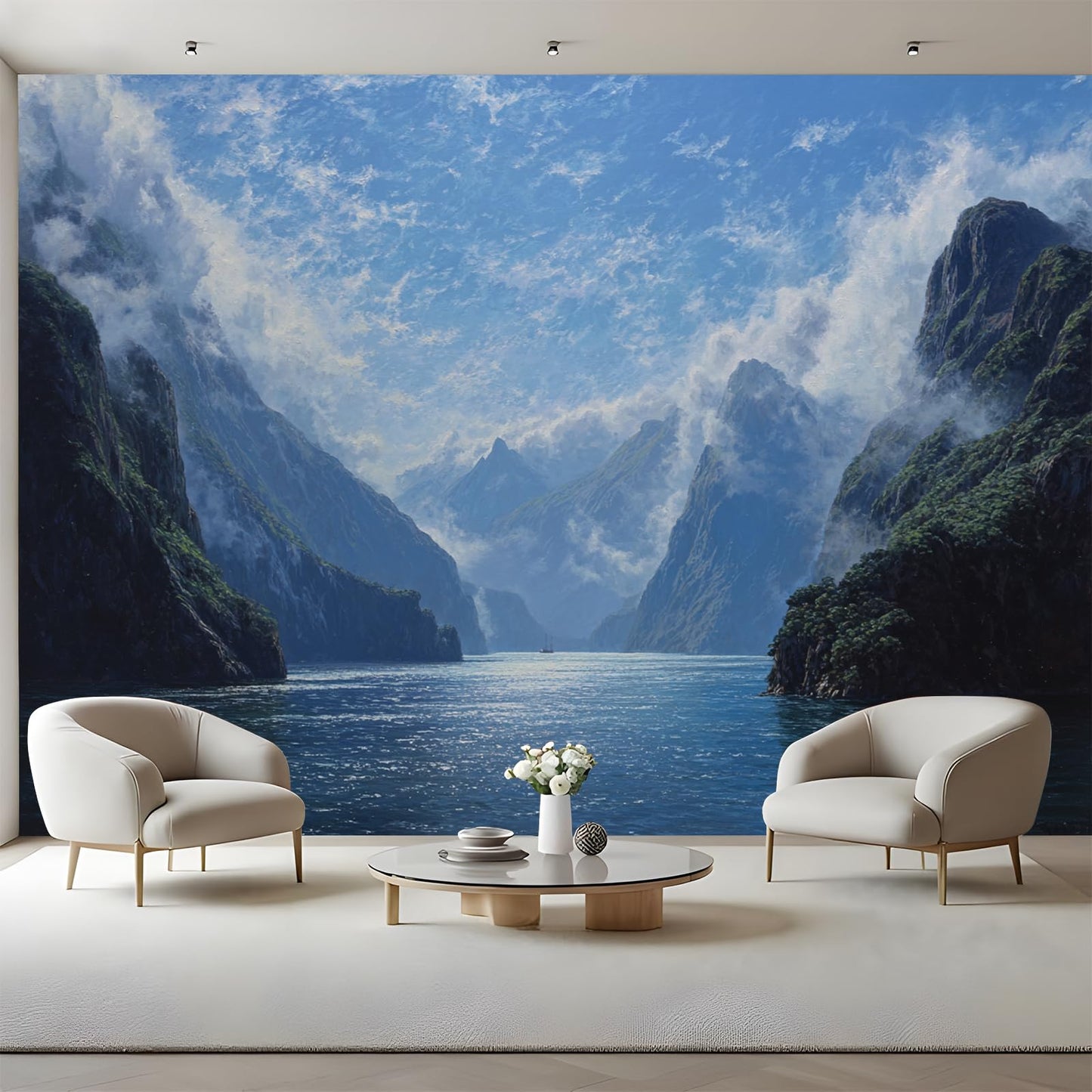 Peel-and-Stick Vintage Wall Mural Wallpaper for Living Room & Bedroom