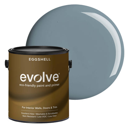 Evolve Paint & Primer, Low Sheen, One-Coat Coverage for Interior & Exterior