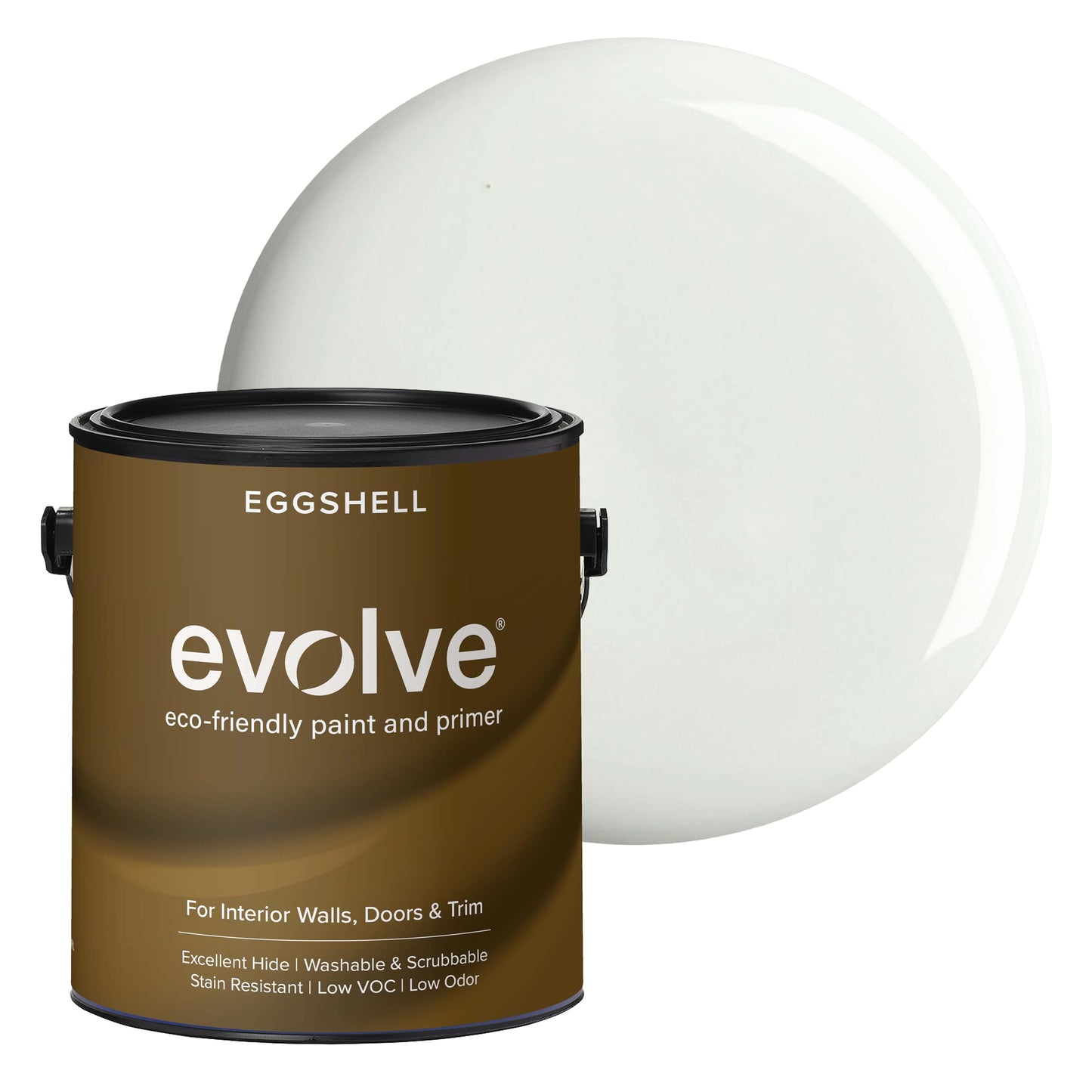 Evolve Paint & Primer, Low Sheen, One-Coat Coverage for Interior & Exterior