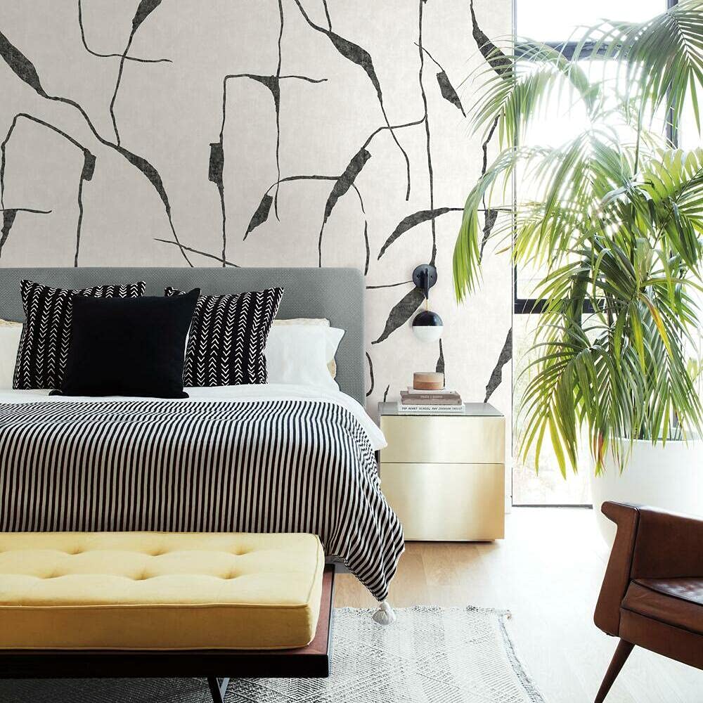 Black & Gold Ivory Coast Peel-and-Stick Wall Mural