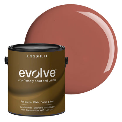Evolve Paint & Primer, Low Sheen, One-Coat Coverage for Interior & Exterior