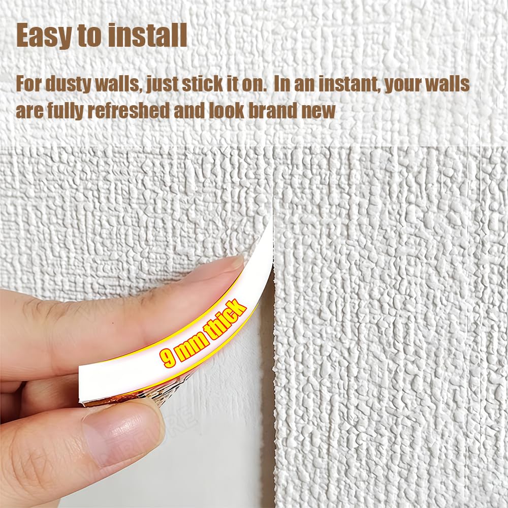 Self-Adhesive 9mm Wall Insulation Panels, Waterproof & Thermal, Peel-and-Stick