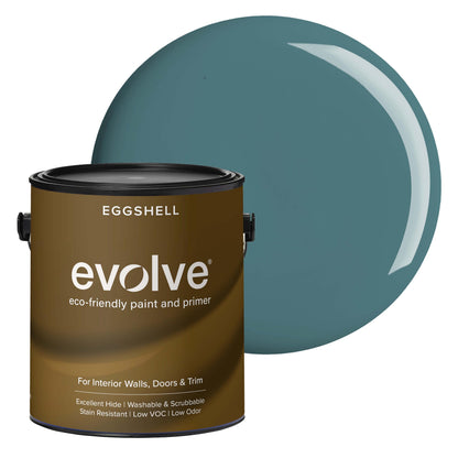Evolve Paint & Primer, Low Sheen, One-Coat Coverage for Interior & Exterior