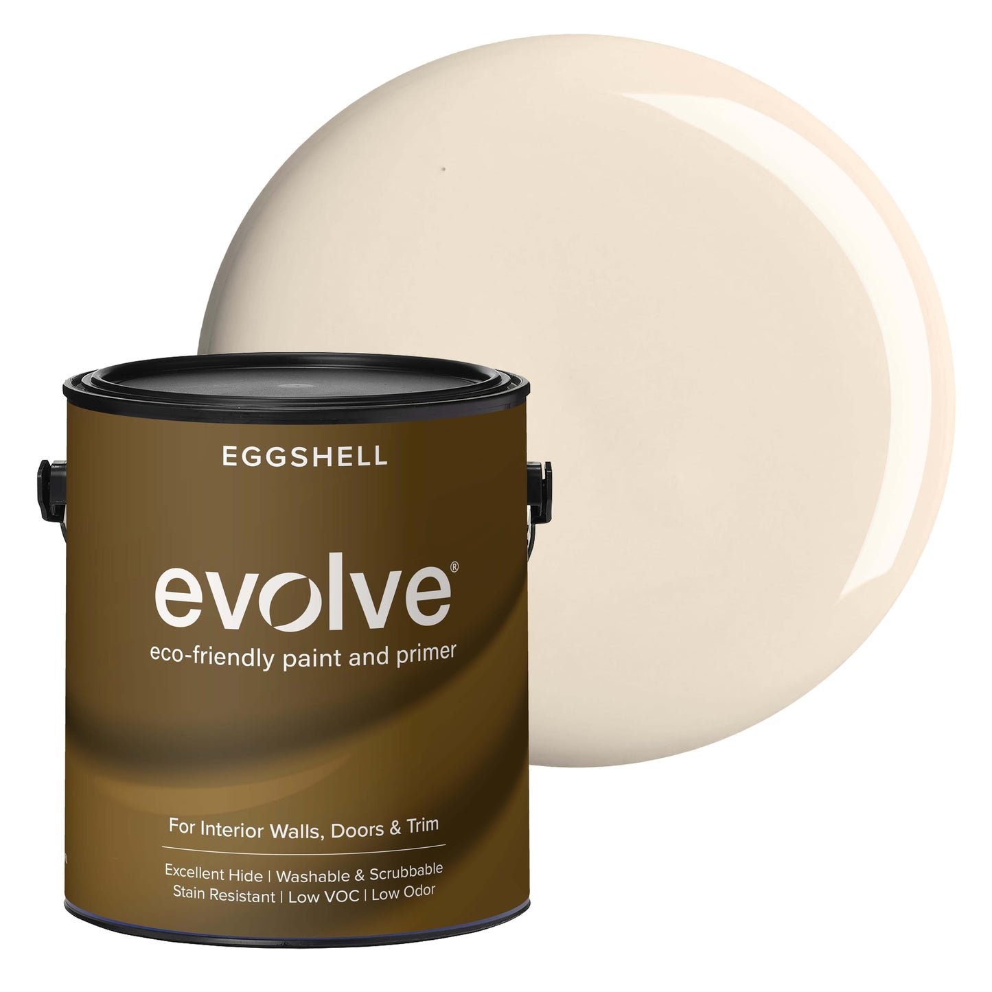 Evolve Paint & Primer, Low Sheen, One-Coat Coverage for Interior & Exterior