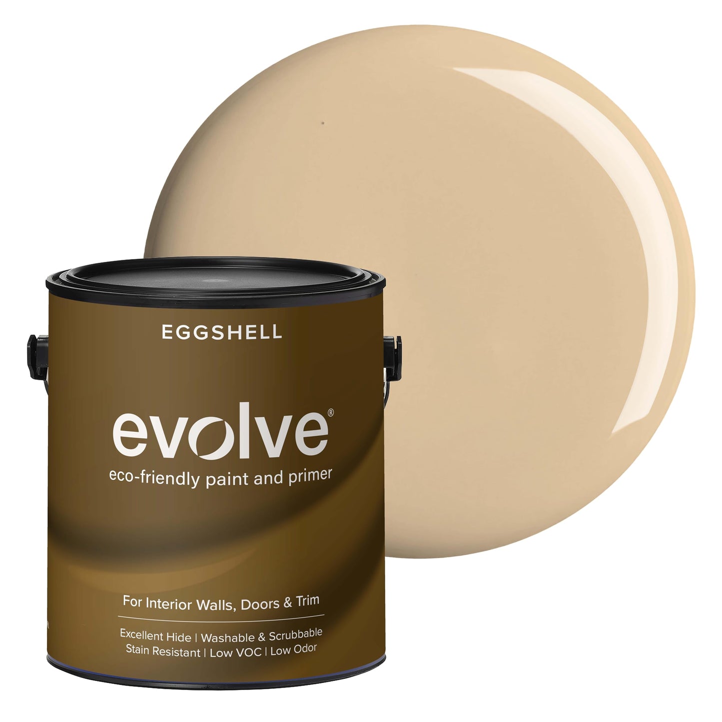 Evolve Paint & Primer, Low Sheen, One-Coat Coverage for Interior & Exterior