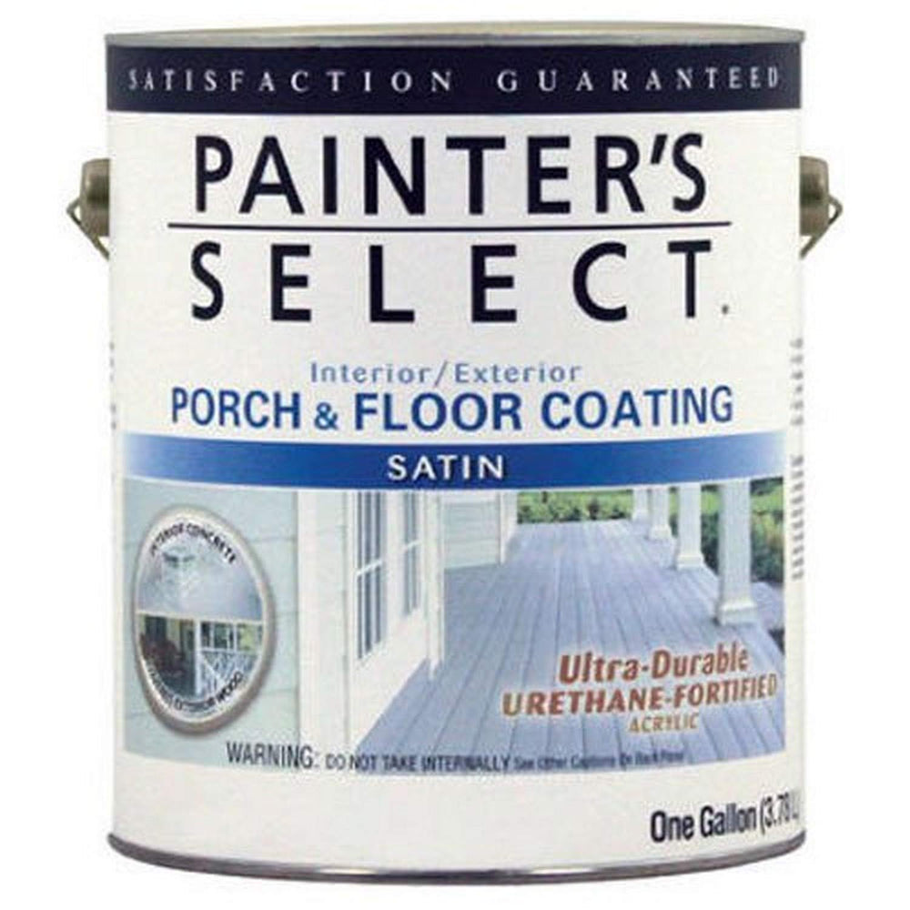 Exterior Satin Porch & Floor Coating, Pastel Base White, 1 Gallon