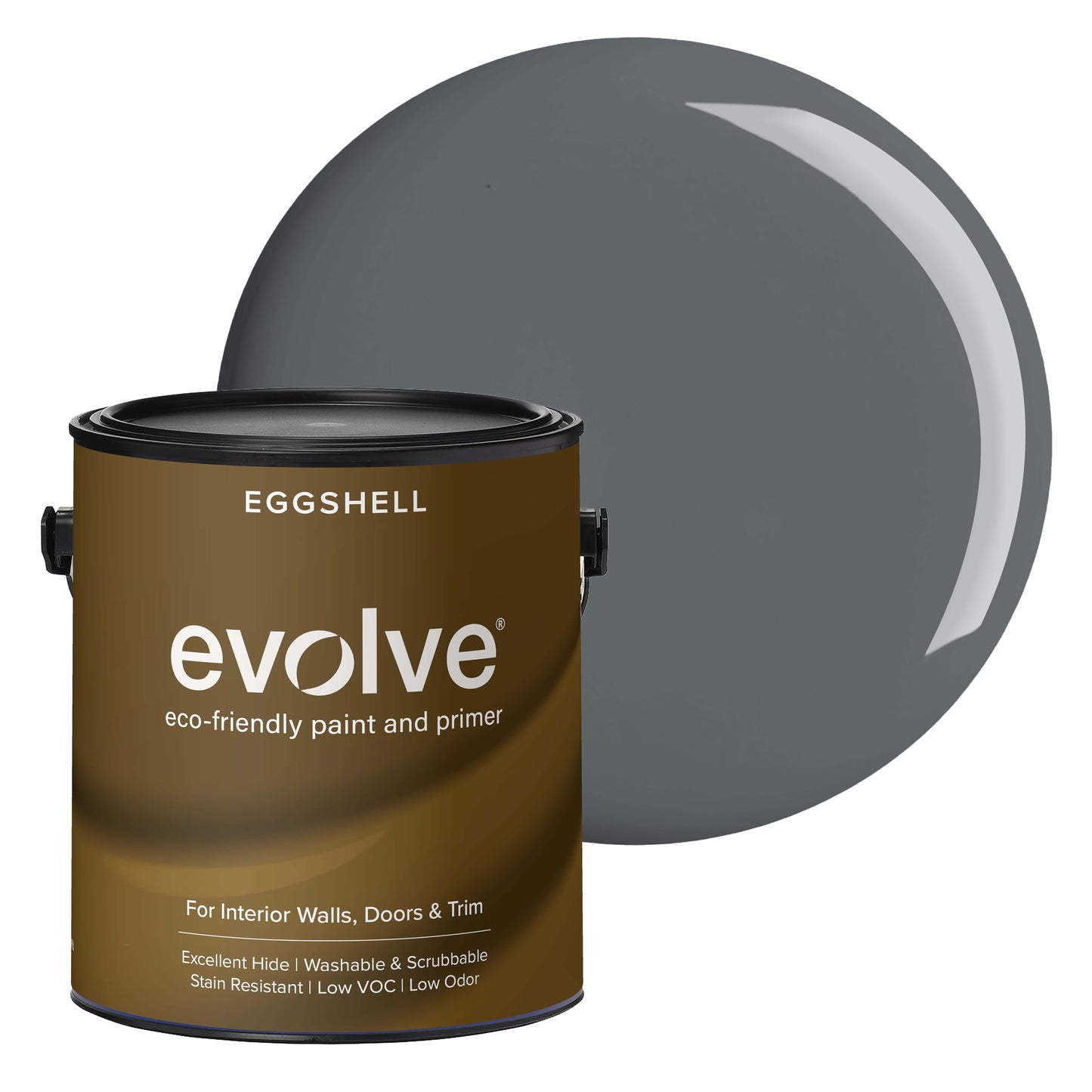 Evolve Paint & Primer, Low Sheen, One-Coat Coverage for Interior & Exterior