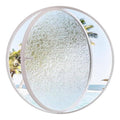 Circular Rotating Tempered Glass Window with Aluminum Frame for Attic Ventilation & Home Decor
