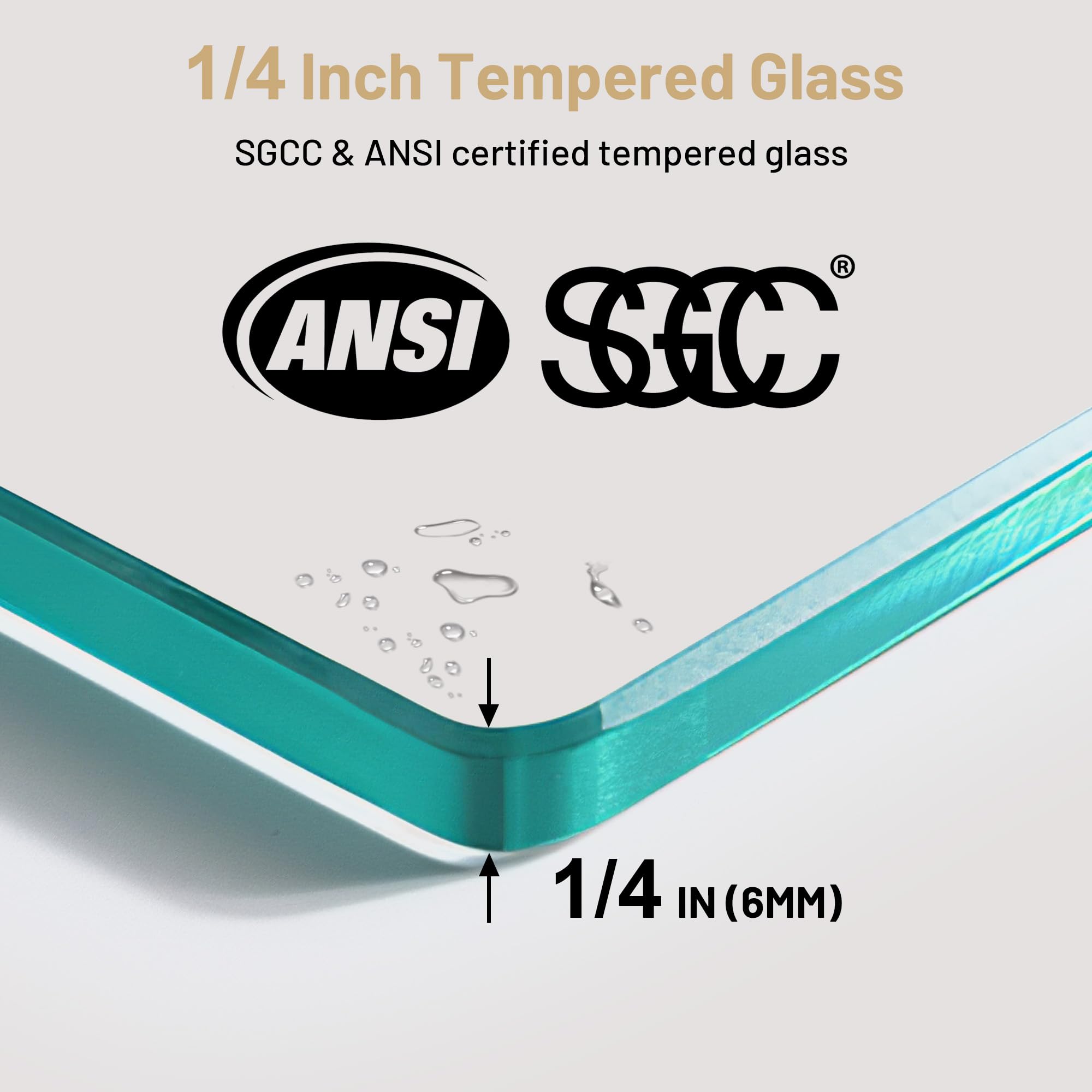 Glass Shower Door, Frameless or Sliding Option