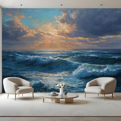Peel-and-Stick Vintage Wall Mural Wallpaper for Living Room & Bedroom