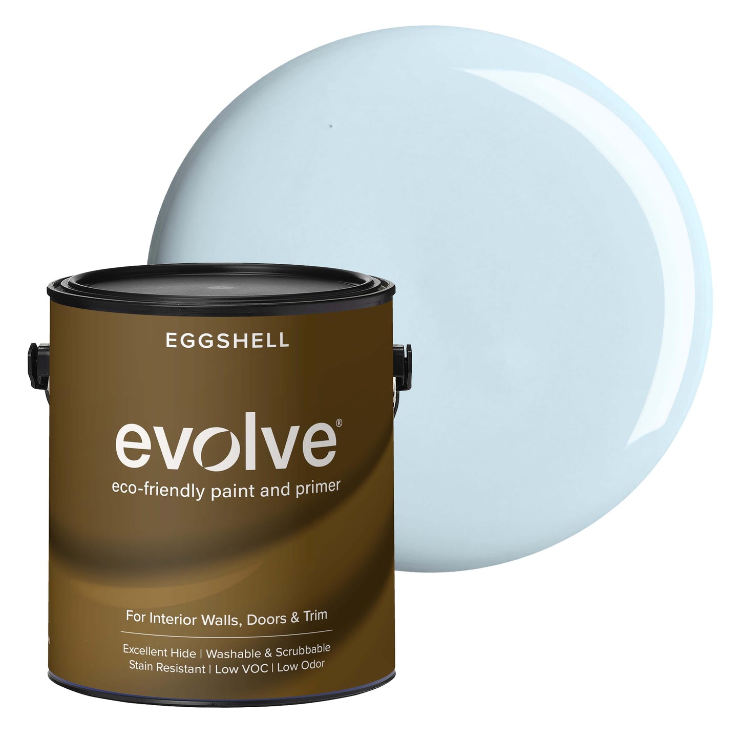 Evolve Paint & Primer, Low Sheen, One-Coat Coverage for Interior & Exterior