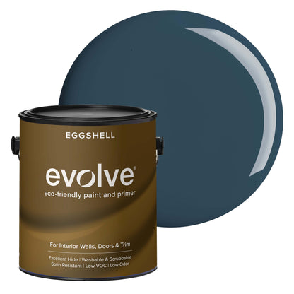 Evolve Paint & Primer, Low Sheen, One-Coat Coverage for Interior & Exterior