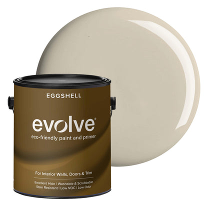 Evolve Paint & Primer, Low Sheen, One-Coat Coverage for Interior & Exterior