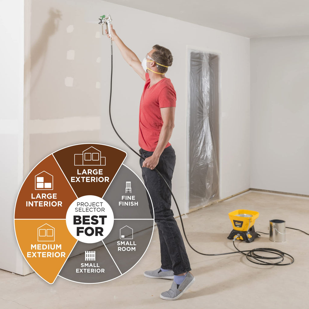 High Efficiency Airless Paint Sprayer with Low Overspray