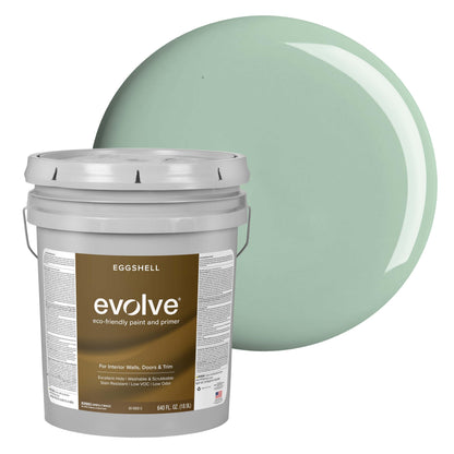 Evolve Paint & Primer, Low Sheen, One-Coat Coverage for Interior & Exterior
