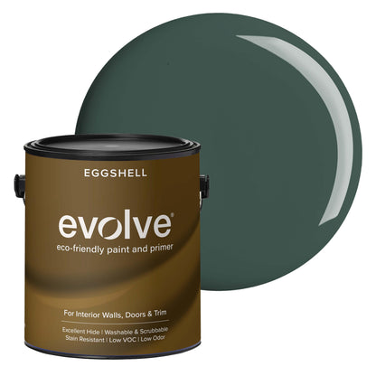 Evolve Paint & Primer, Low Sheen, One-Coat Coverage for Interior & Exterior