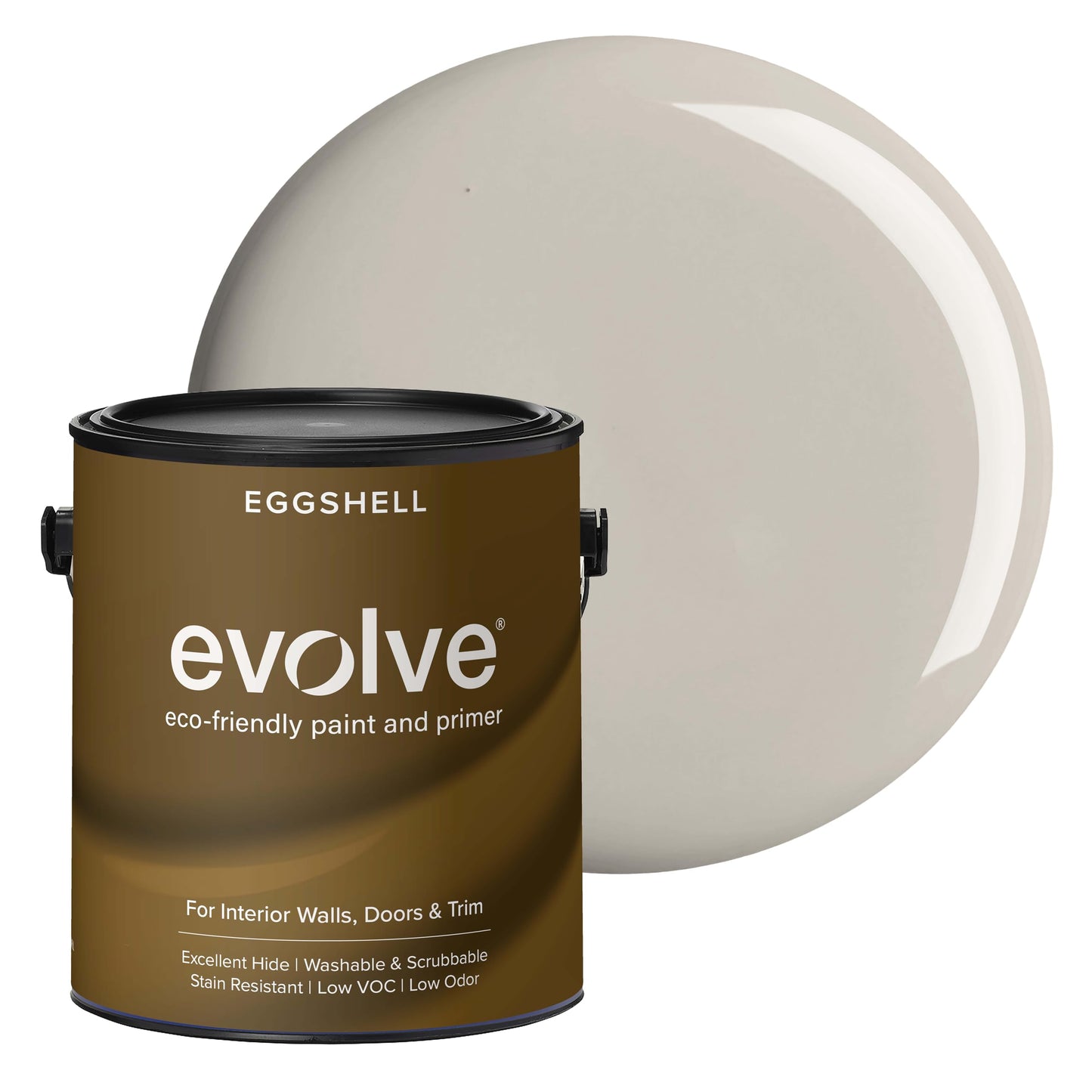 Evolve Paint & Primer, Low Sheen, One-Coat Coverage for Interior & Exterior