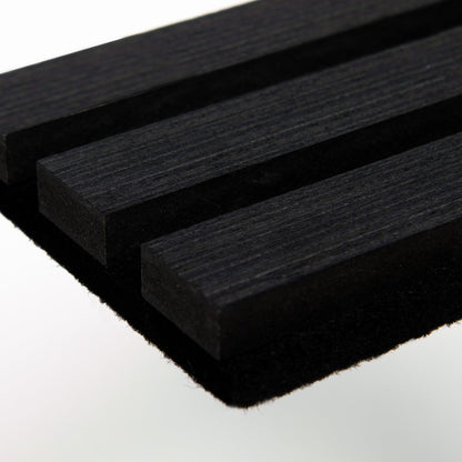 Soundproof Wood Slat Wall Panels, 106" × 20.5"