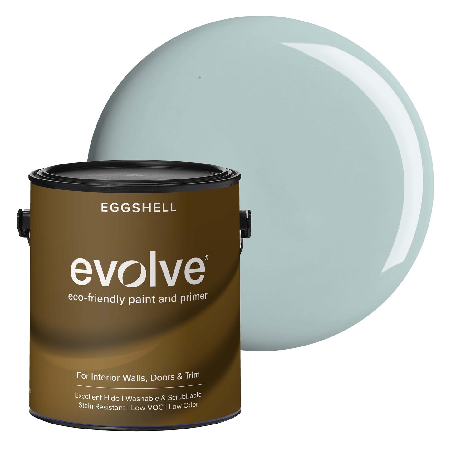 Evolve Paint & Primer, Low Sheen, One-Coat Coverage for Interior & Exterior