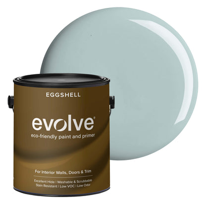 Evolve Paint & Primer, Low Sheen, One-Coat Coverage for Interior & Exterior