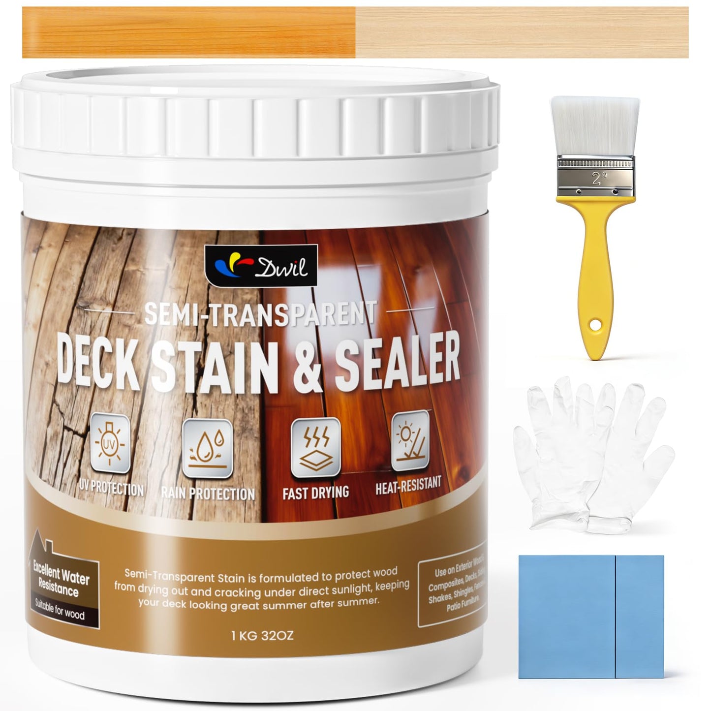 Outdoor Wood Stain, 1kg