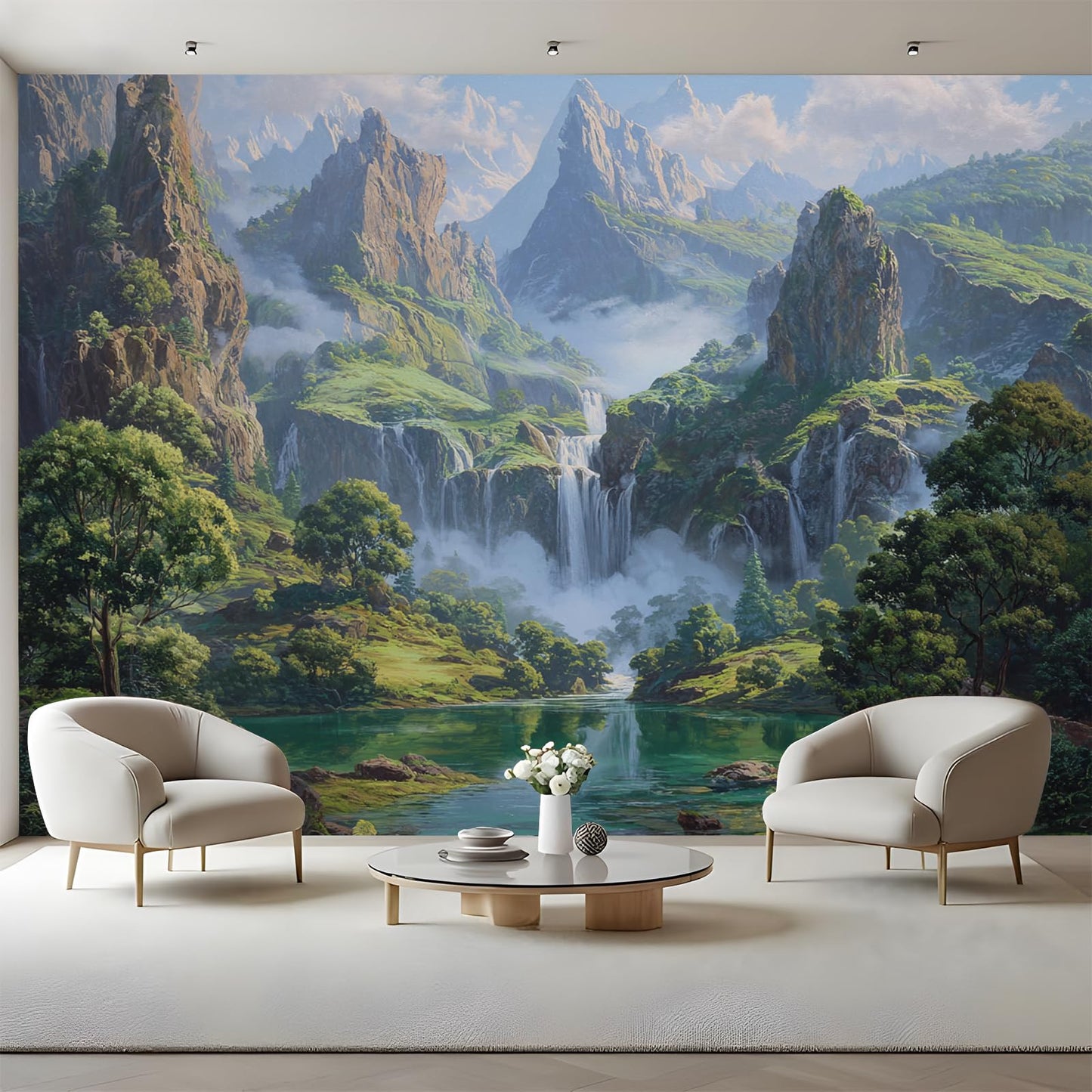 Peel-and-Stick Vintage Wall Mural Wallpaper for Living Room & Bedroom