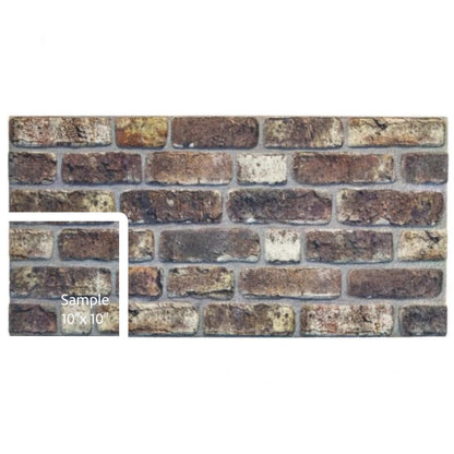 3D Faux Brick Wall Panels, Stone-Look Wall Cladding for Interior Spaces