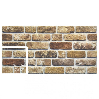 3D Faux Brick Wall Panels, Stone-Look Wall Cladding for Interior Spaces