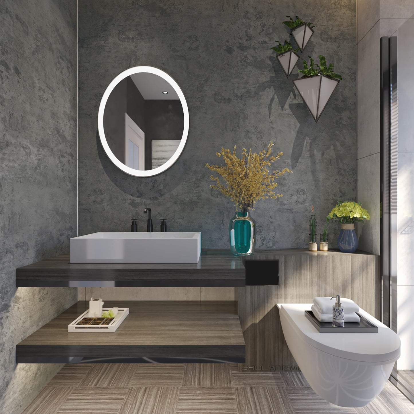 Concrete Contact Paper, Cement-Style Wallpaper