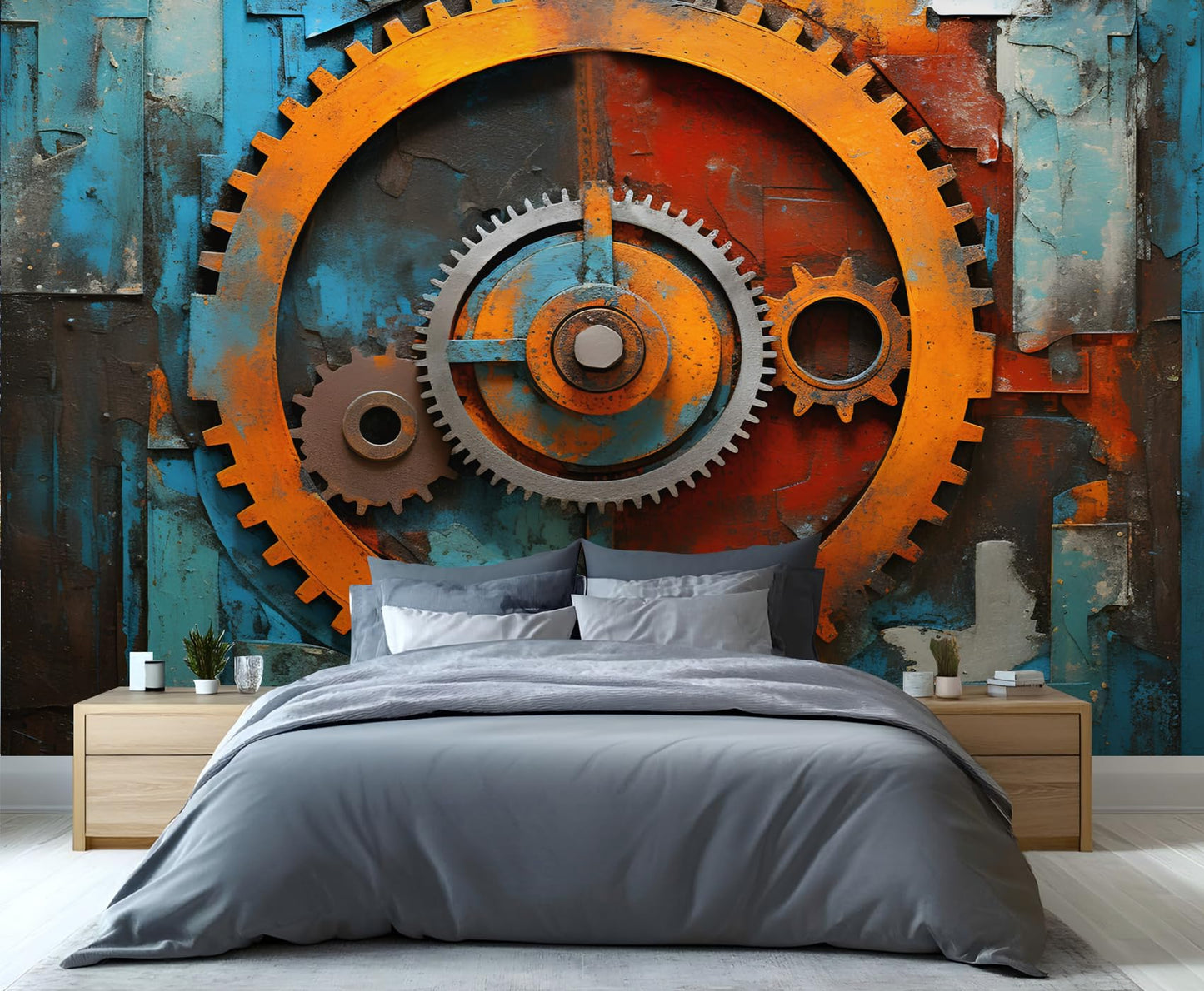 Premium HD Canvas Wall Mural with Seamless Numbered Panels for Living Room & Bedroom