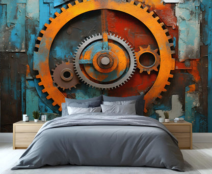 Premium HD Canvas Wall Mural with Seamless Numbered Panels for Living Room & Bedroom