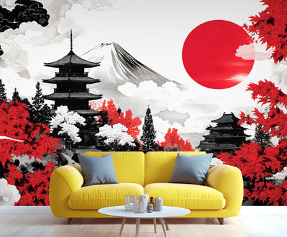 Large HD Canvas Wall Mural 169" × 118", Seamless Multi-Panel Wallpaper for Accent Walls & Room Décor