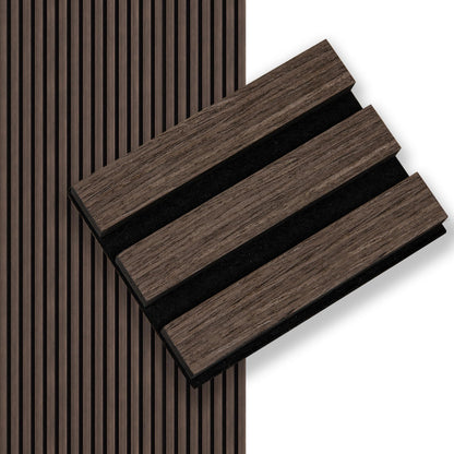 Soundproof Wood Slat Wall Panels, 106" × 20.5"
