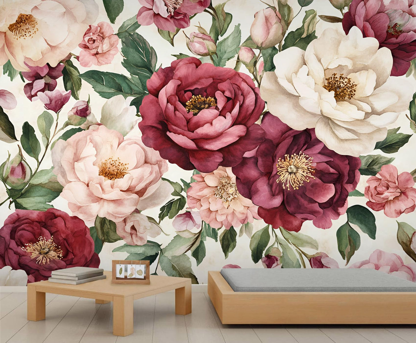 Large HD Canvas Wall Mural 169" × 118", Seamless Multi-Panel Wallpaper for Living Room & Bedroom