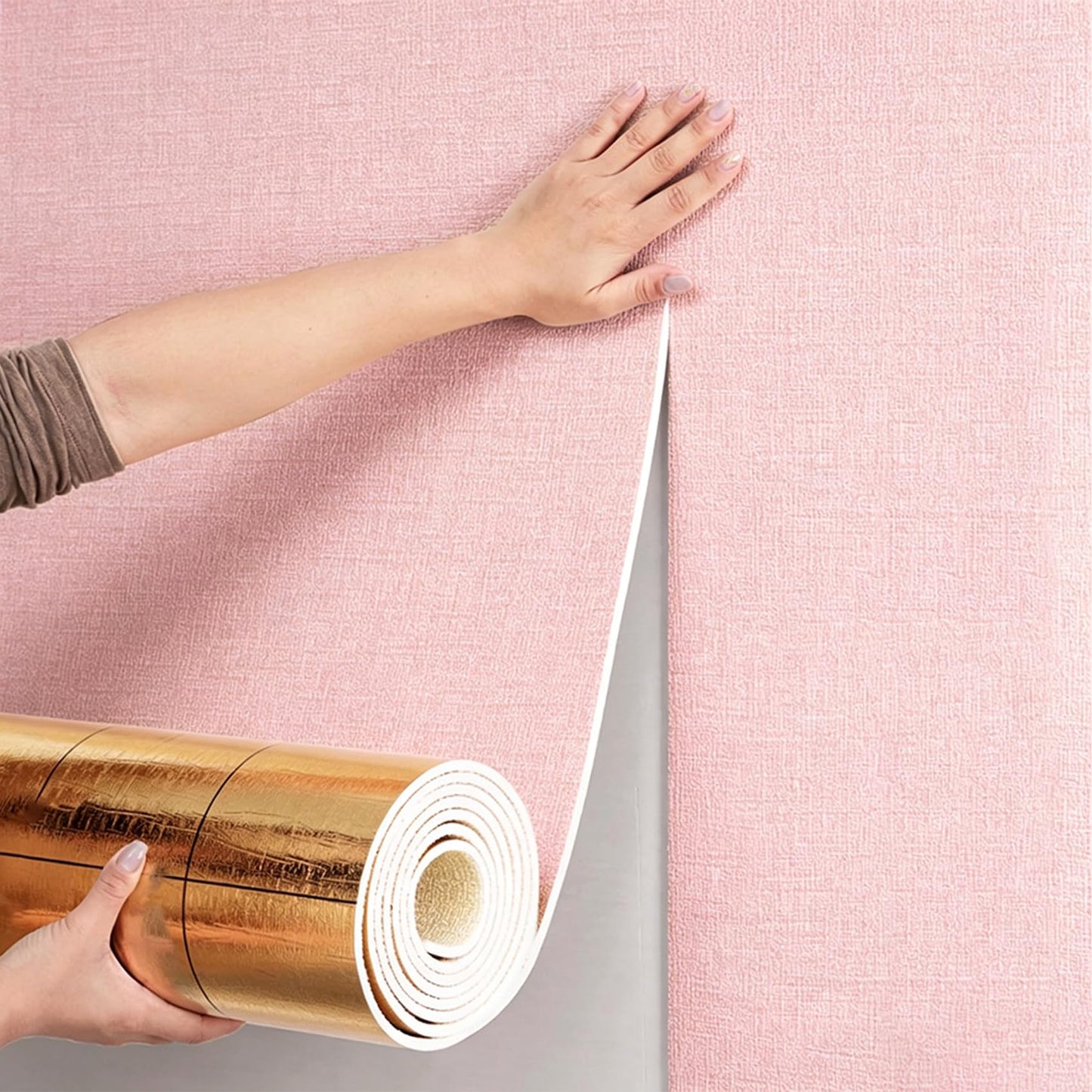 Self-Adhesive 9mm Wall Insulation Panels, Waterproof & Thermal, Peel-and-Stick
