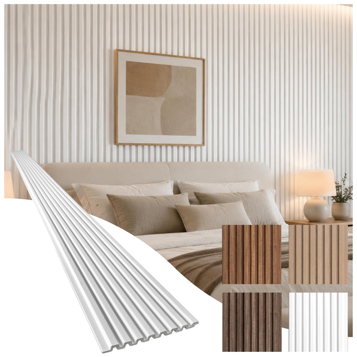 Contour Slim Polystyrene Wood Ceiling & Wall Panels, Quick Decorative Upgrade