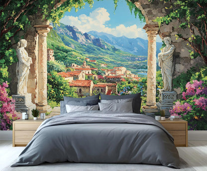 Large Canvas Wall Mural 169" × 118", HD Multi-Panel Wallpaper for Living Room & Bedroom Accent Walls