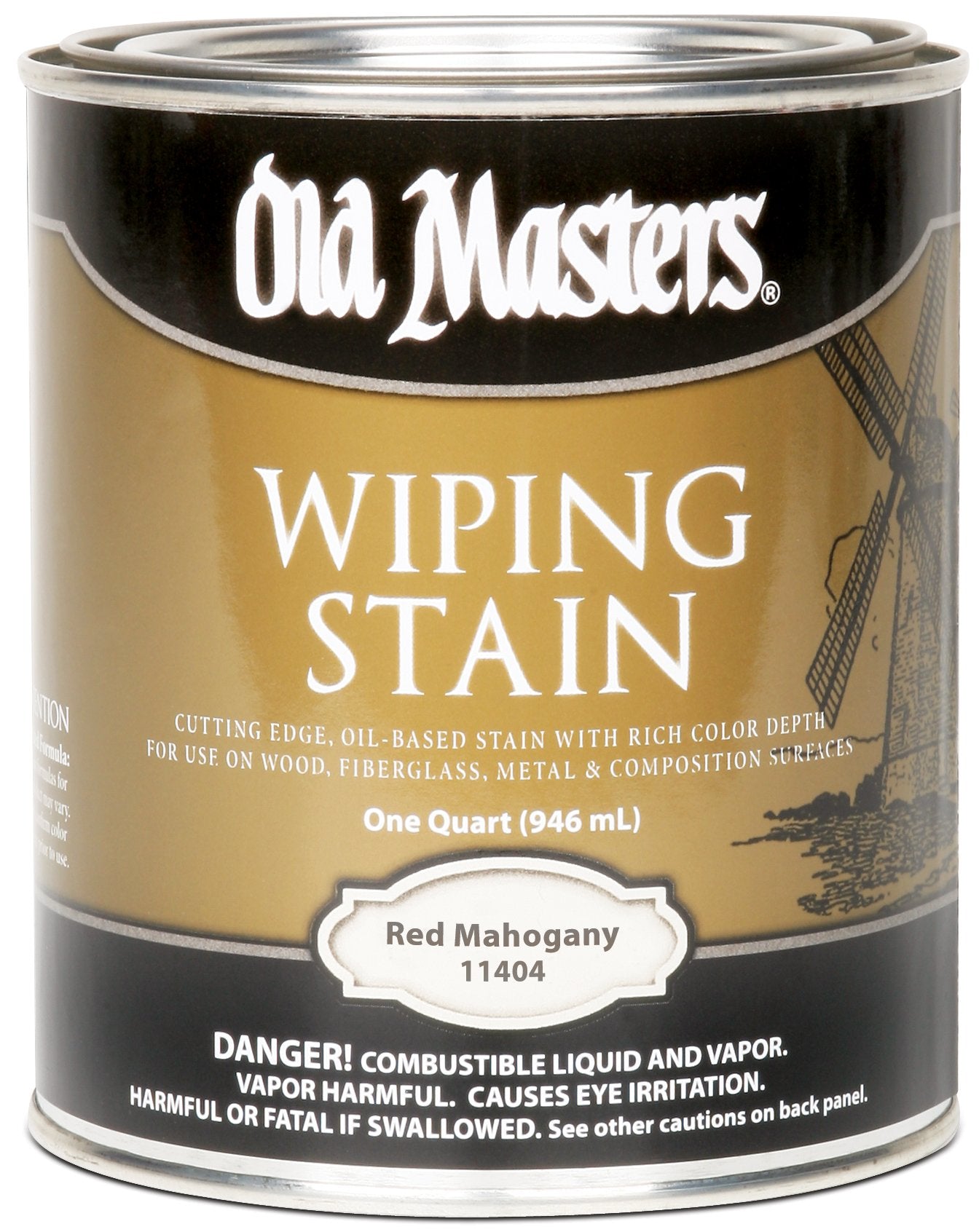 Red Mahogany Oil-Based Wiping Stain, 1 Qt, 8-Pack