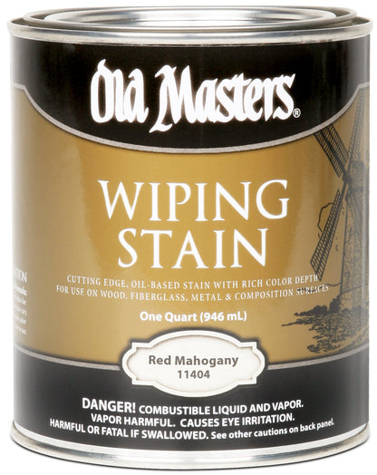 Red Mahogany Oil-Based Wiping Stain, 1 Qt, 8-Pack