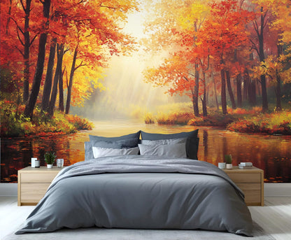 Large Canvas Wall Mural 169" × 118", HD Multi-Panel Wallpaper for Living Room & Bedroom Accent Walls