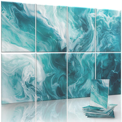 Acoustic Sound Absorbing Panels, Wall Art with Nano Glue for Home Studio & Office