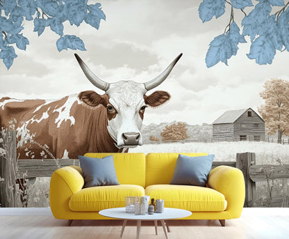 Large HD Canvas Wall Mural 169" × 118", Seamless Multi-Panel Wallpaper for Accent Walls & Room Décor